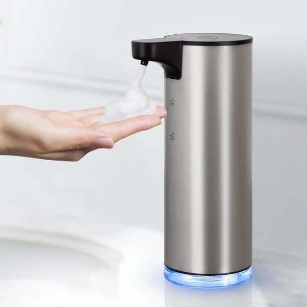 Automatic Foaming Soap Metal Dispenser Rechargeable Touchless Foam Hand Soap Dispenser Water-Resistant for Bathroom 260518