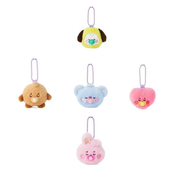 2025 Anime New BT21 Plush Toy Fashion Cartoon Korean Popular Plush Toy Pendant Backpack Keychain Pendant Accessories Girl Gifts L260518MB28
