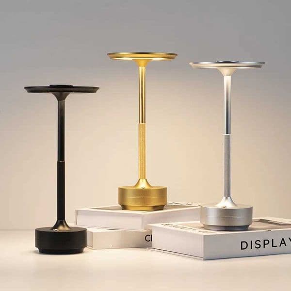 Rechargeable LED Desk Lamp Touch Dimming USB Portable Charging Coffee Shop Bar Vintage Decoration Atmosphere Night Light M260519