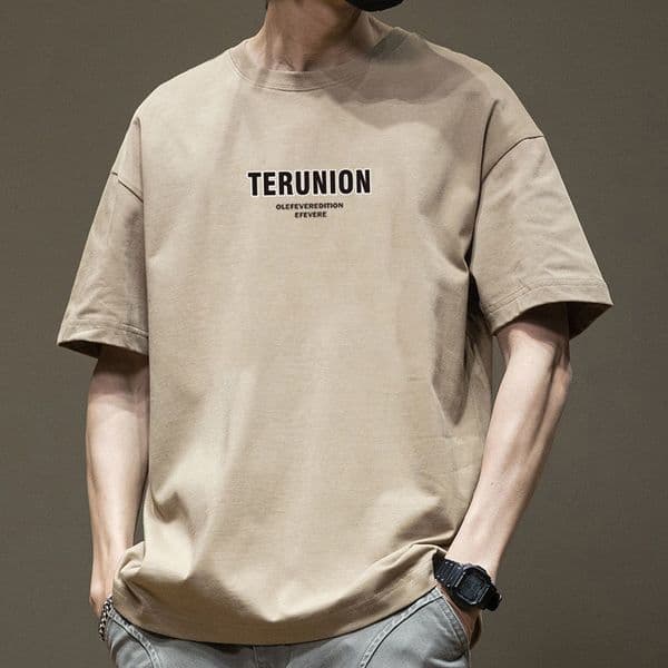 Loose Pure Cotton Men T-shirt O Neck Short Sleeve Summer Solid Color Plus Size Casual Slim Fit Basic Tee