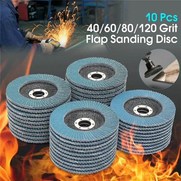 Bulk Office Supplies Wholesale Finishing Products 10Pcs 5 125Mm school Angle Grinder Sanding Discs 40/60/80/120 Grit Grinding Wheel Flap Metal Plastic Wood Re 3