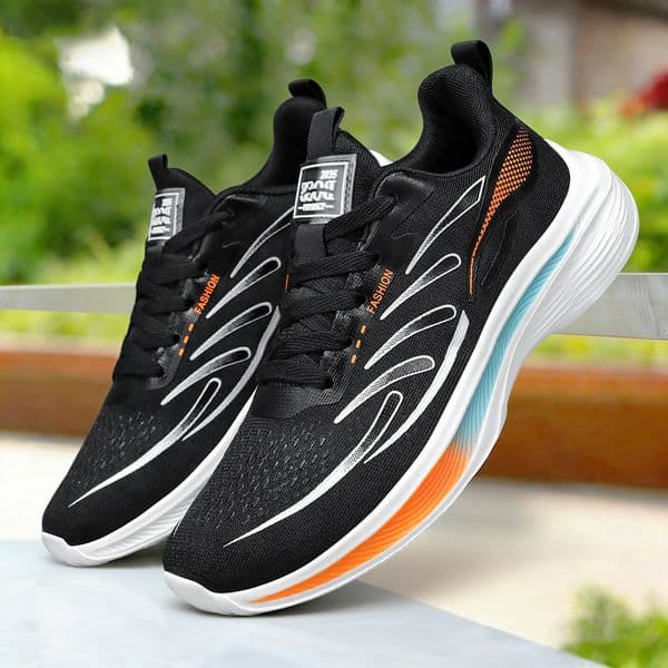 Spring Men's Large Size Casual Sports Lightweight Breathable Running Non-Stinky Feet Single Dad Shoes