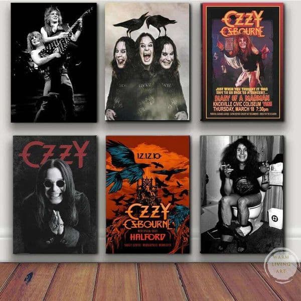 Poster Heavy Metal Band Rock Canvas Painting Wall Art Picture Print Modern Family Bedroom Decor Posters 26L0519
