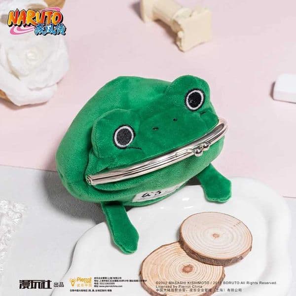 Naruto Green Frog China Official Authorization Cosplay Coin Purse Wallet L2605186X82