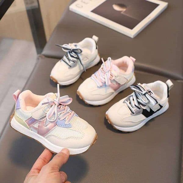 Spring Autumn Sport Fashion Mesh Breathable Kids Casual Shoes Toddler Boys Girls Running Sneakers 26L0519