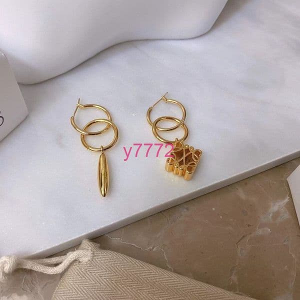 Luxury Gold Earrings Brand Dangle Earrings Designer Jewelry Women Earrings Wedding Party Gift With box