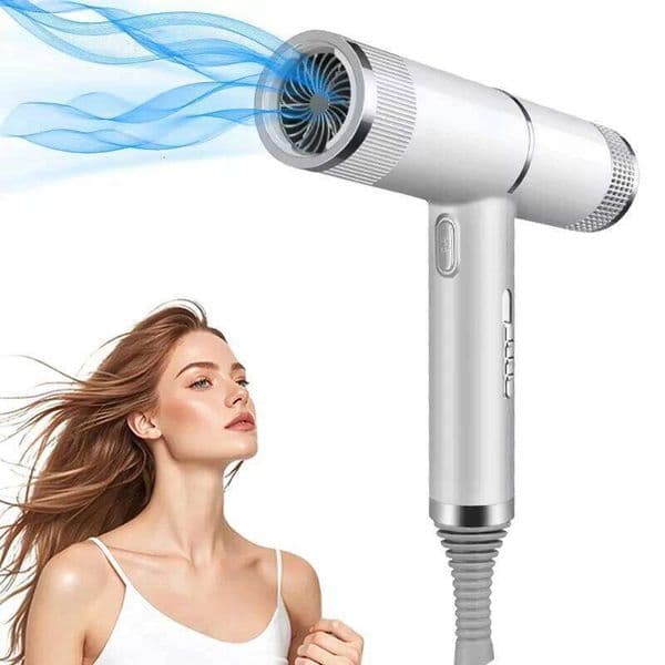 Ionic Blow Low Noise Hairdryer with Nozzle Powerful Hot and Cold Salon Professional Hair Dryer 26L0519