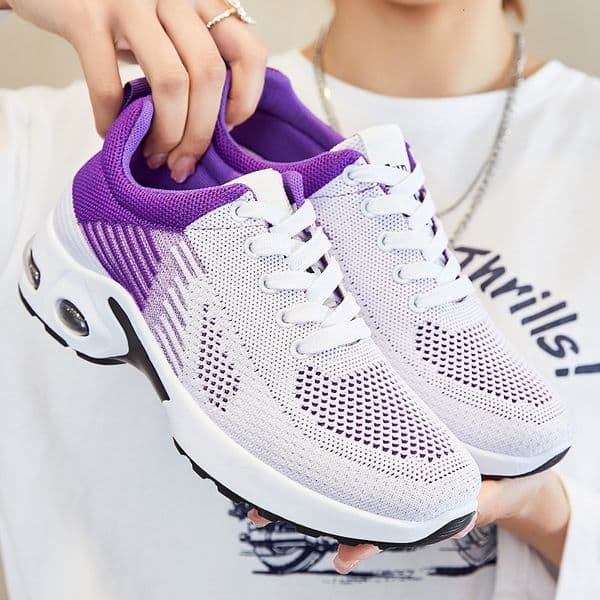Summer New Sports Casual Women's Running Soft Sole Air Cushion Shoes