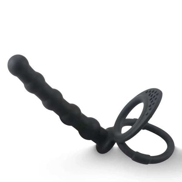 Double Penetration Anal Beads Butt Plug Dildo Penis Cock Ring Delayed Ejaculation G Spot Massager Adult Sex Toys For Men Couples L260518