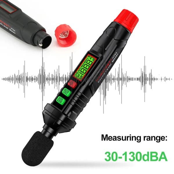 Bulk Office Supplies Wholesale Ht64 Digital Sound Level Meter school Handheld Decibel Monitor 30-130Dba Noise Volume Measuring Tools For Home Noisy Neighbor F 4