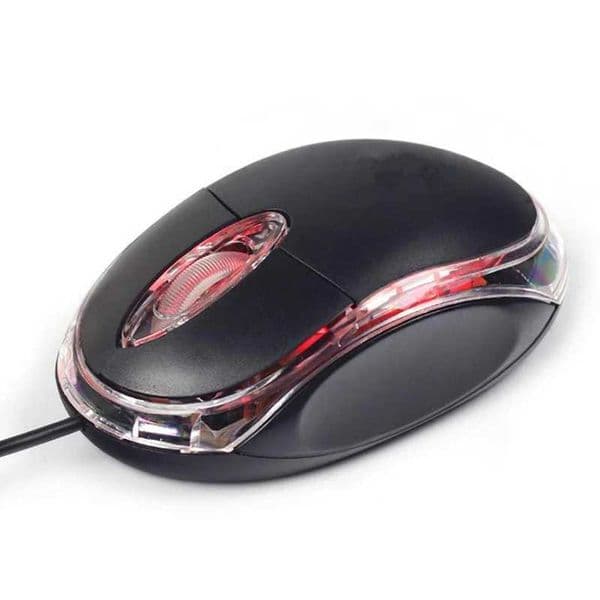 Mini Optical Wired Mouse USB LED Ergonomic Design Mice for PC/Laptop/Notebook Z260519