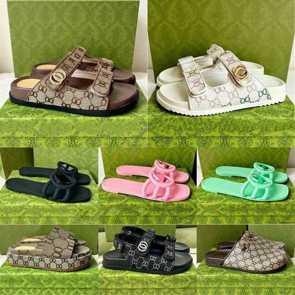 2026 Designer Fashion Slippers Sneakers Paris Sandals Unisex Popular Flat Shoes Pool Beach Flip flops Thick Bottom Slippers with Box Size 35-42 001