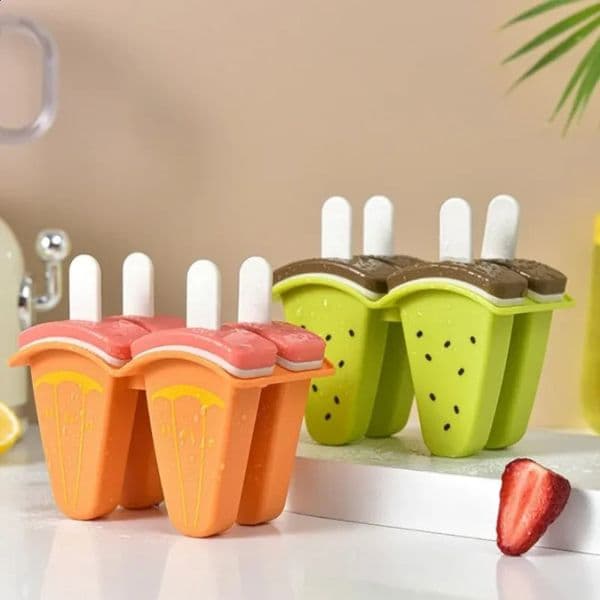 Ice Popsicle Mold With Cover Watermelon Shape DIY Homemade Cream Frozen Juice Milk Kitchen Make Tools 260519