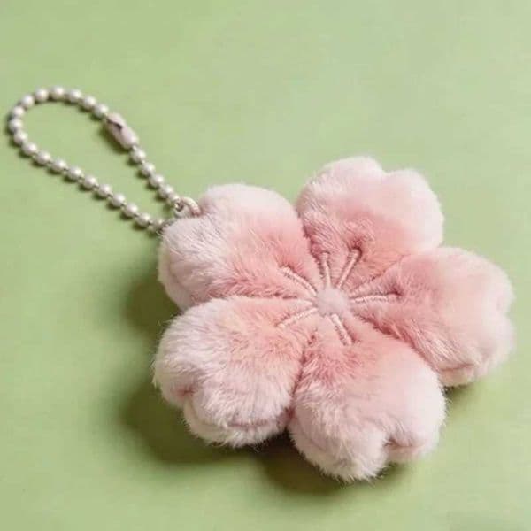 2026 New Sakura Series Healing Plush Doll Pendant Keychain Cute Girl Gift for Girlfriend Bag Decoration Gift L2605184RT9
