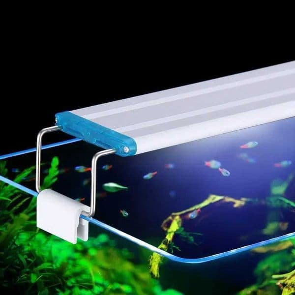 18-75CM Super Slim LEDs Aquarium Lighting Aquatic Plant Light Extensible Waterproof Clip on Lamp For Fish Tank 90-260V Z260519