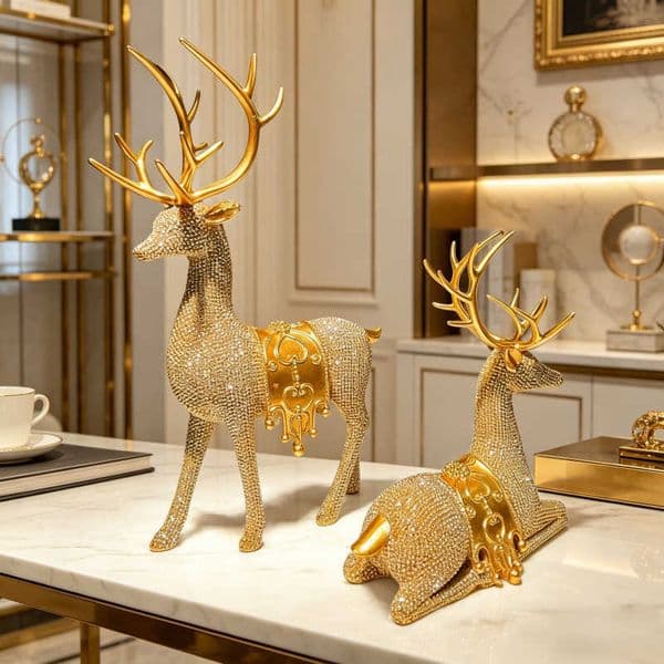 beaded elk ornaments home decor crafts artistic decorations L260519VDGM
