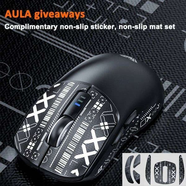 AULA SC580 Tri-mode Rechargeable Ergonomic BT Mouse 10000 DPI E-sports Lightweight Mice for Office Gaming 26Y0519