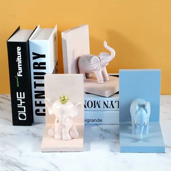 Ins-style creative bookend enlarged and thickened three-dimensional cartoon animal book support desktop book holder decorative storage piece L2605197D7O