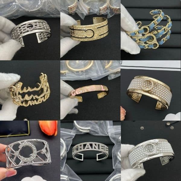 Fashion Women Wide Open Bangle braclets Rhinestone Inlaid Alloy Adjustable Cuff Bracelet Elegant Party Jewelry Accessory Gift