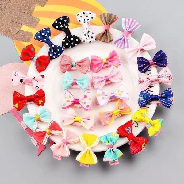 100pcs/Lot Big sale Fashion Dog Apparel Pet puppy Cat Cute Bow Ties Neckties Bowknot Dog Grooming Products Mixed style Tax Duty FREE HJ