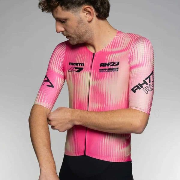 RH77 Midsummer Cycling Jersey for Men MTB Road Bicycle Shirt Pro Team Short Sleeve Bike Clothes High Quality Team CustomZHR260520