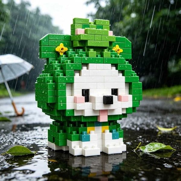 325Pcs Dog Building Blocks Toy 3D DIY Animal Puzzle for Kids Home Decor Gift for Christmas Halloween Birthday M260520