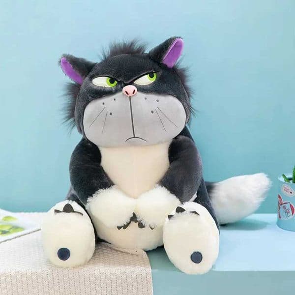 30CM Creative Cartoon Lucifer Funny Cat Plush Toy Doll Lucifer Doll Ornaments Childrens Comfort Pillow Holiday GiftL260520SVKU