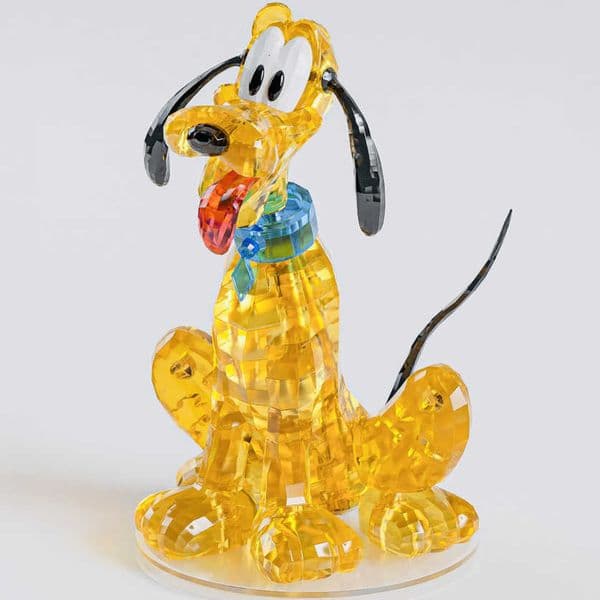 MGL Genuine Disney Pluto Crystal Assembly Blocks Youth Trendy Desktop Ornaments Model Toys L260520LJD0