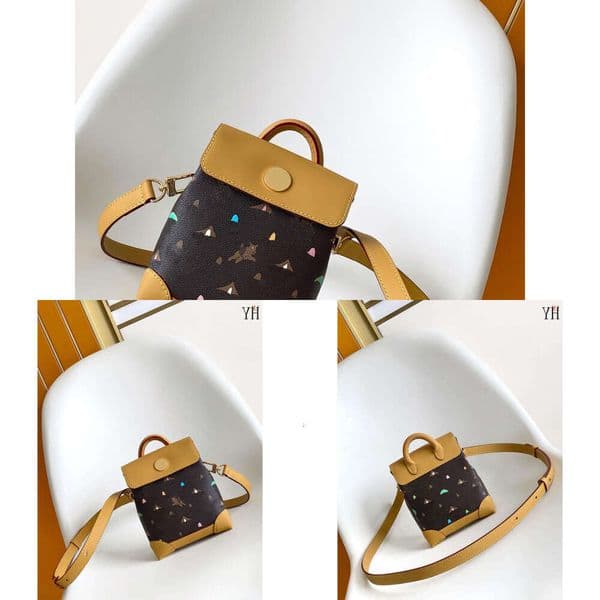 Designer Luxury mini Danube Shoulder Bag M83429 Multicolor Sologne Bag Leather brown color 7A Best Quality