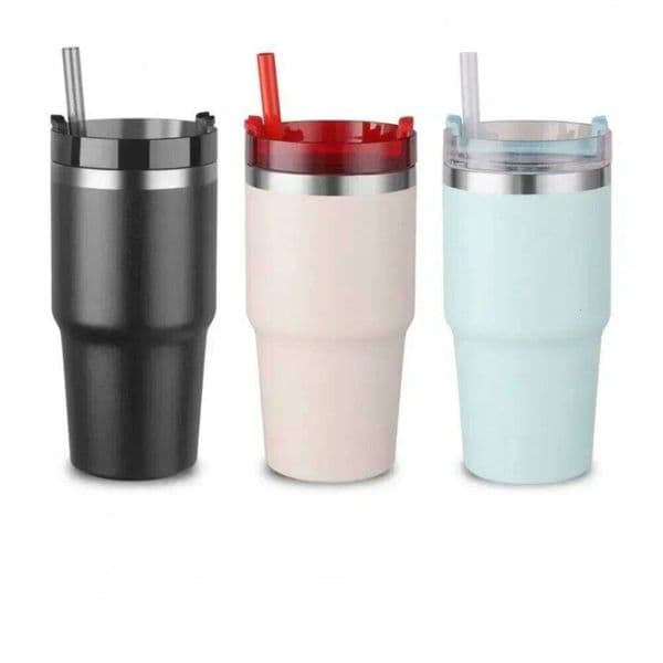 600ml Ice Cup Car 304 Stainless Steel WaterCup Large Capacity Beer Cups Insulation and Cooling 26L0520