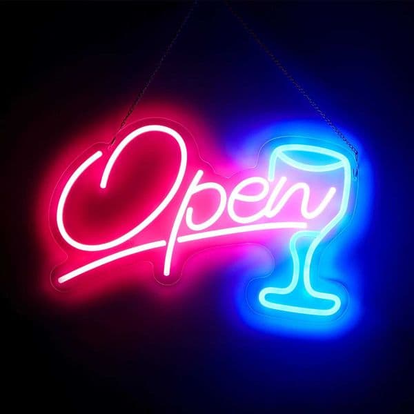 Neon Sign Store Signage Lighting LED Neon Tube Light Interior Decoration Atmosphere Stylish Bar Sign H260520