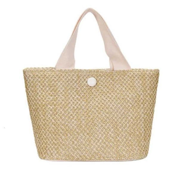New Grass Weave Bag Large Capacity Casual Tote Bag Beach Bag Summer H260520