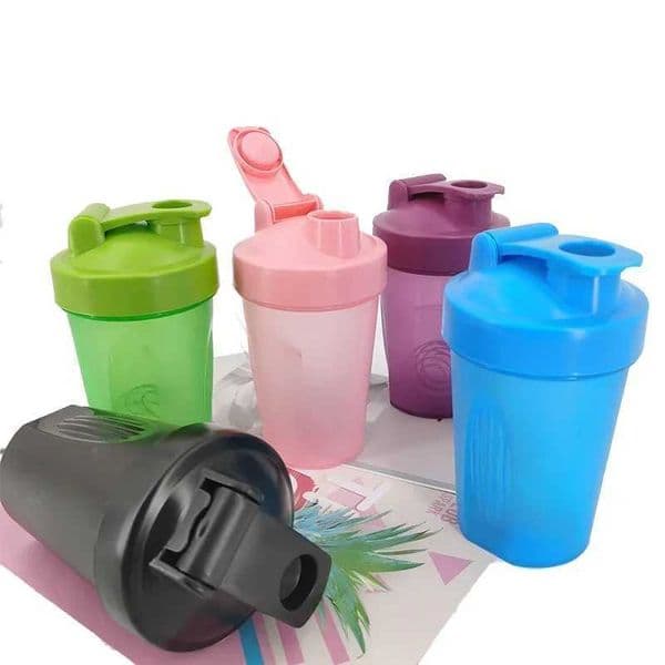 Sport Shaker Bottle 400ML Whey Protein Powder Mixing Bottle Sport Fitness Gym Shaker Outdoor Portable Plastic Drink Bottle Z260520