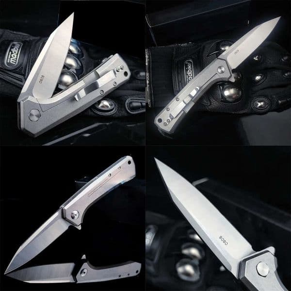 Excellent Todd Rexford Tactical Flipper Folding All steel Hunting Pocket Knife EDC Portable Outdoor Rescue knife Survival Tool