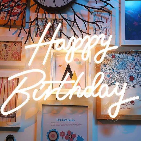 Neon Sign LED USB Powered Warm Led Light Up Letters Neon Sign for Bedroom Party Room Home Decor Wall Decoration H260520