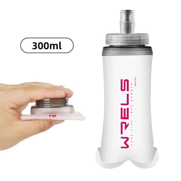 1pc New Large Caliber Soft Water Bottle Collapsible Convenient Sports Water Bottle for CyclingHikingTrailRunningFitness Z260520