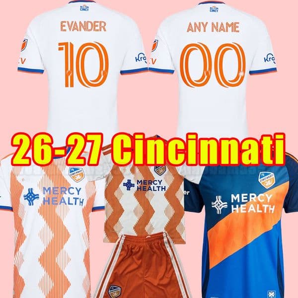 2026 FC Cincinnait soccer jerseys 26 27 Hagglund Obinna Vazquez home away Miazga football shirt thailand quality MEN SIZE S-XXL fans player version 2027