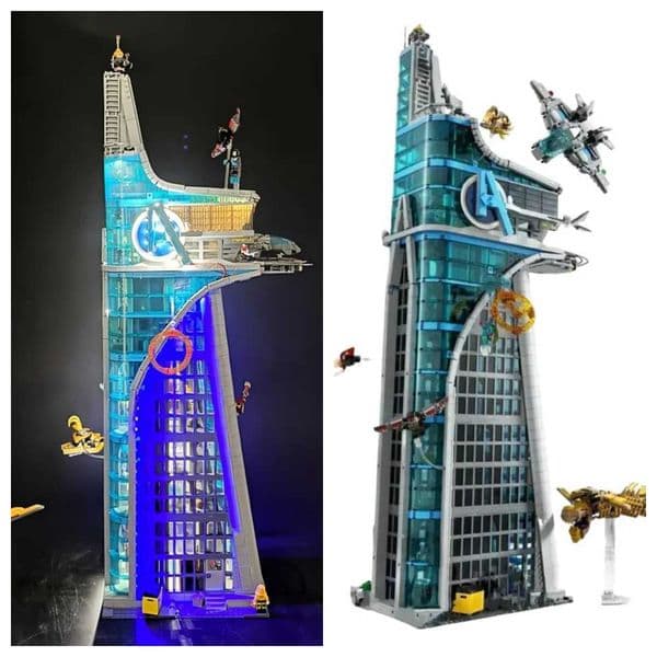 In Stock 2026 5201pcs Avenger Tower Building Blocks Super Hero Architecture Street View for Birthday Christmas Gifts 76269 ToyJ260520