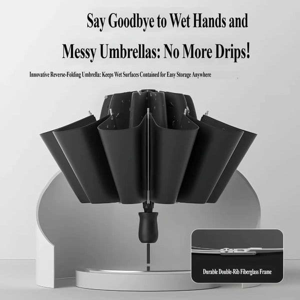 Ten-bone manual double-stem reverse umbrella sunshade UV protection umbrella light all-weather umbrella for women and men C260520