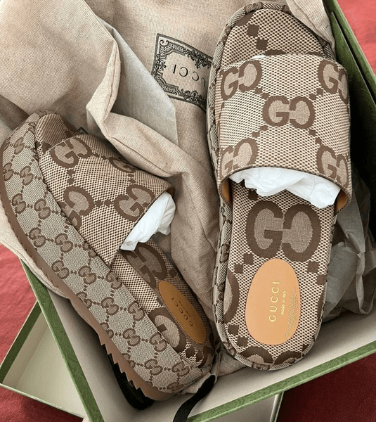 Designer fashion slippers Sandals sliders embroidered canvas Flat Mules Platform Embroidered Linen High Heel Sandal platform Shoes Eur 35-45