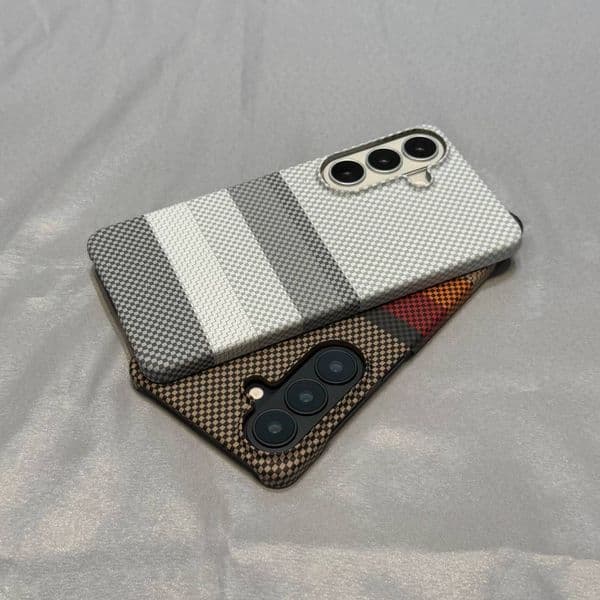 Suitable for Samsung S26Ultra Mobile Phone Case, New Kevlar Magnetic Suction S26Plus Fiber Pattern Galaxys26+ Ultra-Thin Magsafe Wireless Charging Men's and