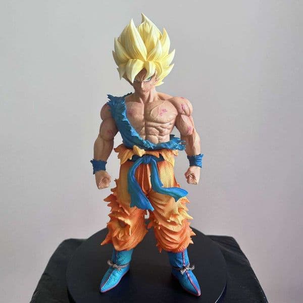 28cm Dragon Ball Anime Son Character Goku Super Saiyan 1 Action Figure PVC Model Statue Desktop Decoration Collection Toy J260520