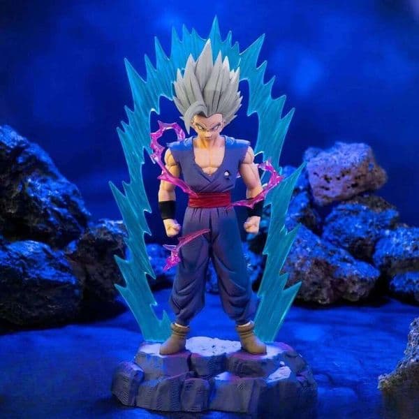18cm Anime Dragon Ball Z Figure HISTORY BOX Son Goku Jr. BEAST Action Figures Pvc Statue Desktop Collection Model Toys Gifts 26W0520