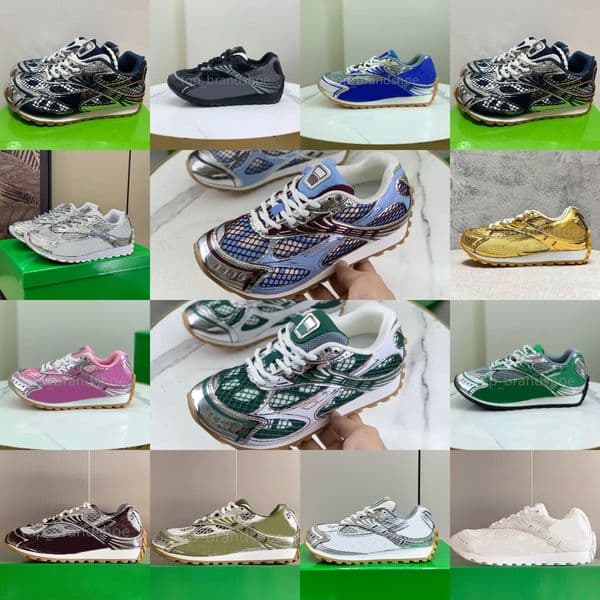 2026size 35-47 Designer gold Sneakers Casual Shoes Women Shoe Stylish Unique Fishnet Upper Men Vintage Versatile Lightweight Technical Mesh Runner Sne U7Ir