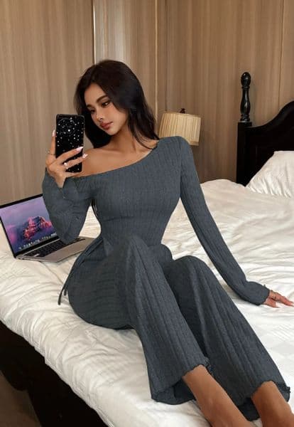 Winter Pajamas Woman Set Home Suit for Women Warm Sleepwear Sexy Nightwear Womens With Pants Pajama Sets 260520