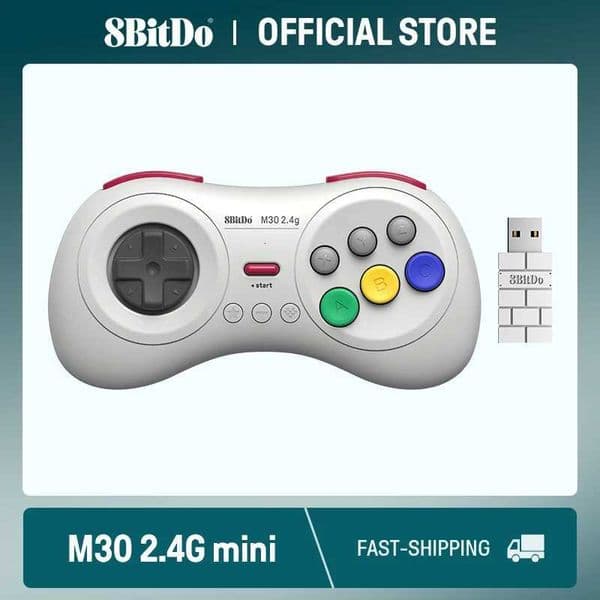 8BitDo M30 24G Wireless Gamepad for Sega Genesis Mini and Drive Mini - Sega Genesis H260519