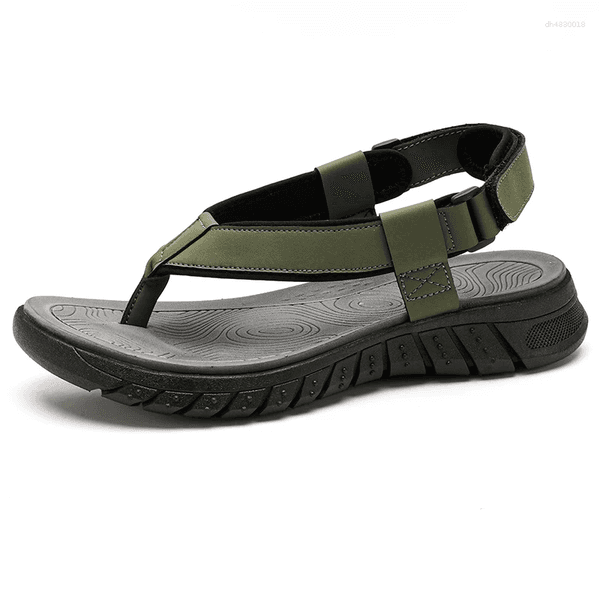 Sandals Men's Simple Casual Summer Outdoor Anti Slip Wear-resisting Comfort Beach Shoes Breathable Fashion Male Walking Slippers