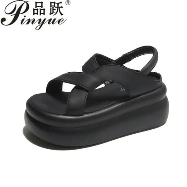 Size 33-40 Shoes for Women Summer Fashion Women Retro Beach Sandals Round Toe Comfortable Casual Shoes Platform Sandals 260519
