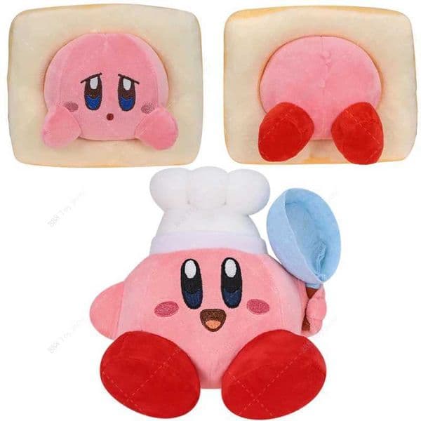 Anime Bread Kirby Plush Toys Cute Cook Kirby Magolor 30th Star Kirby Ghost Starry Sky Grey Stuffed Animal Peluche Kids Xmas Gift C260520