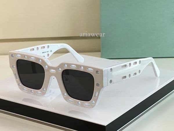 off Sunglasses Collectors Edition off Sunglasses Thickening Designer Woman Mens Unisex Original Blue White Eyewear Fashion Square Eyeglasses with box bd2